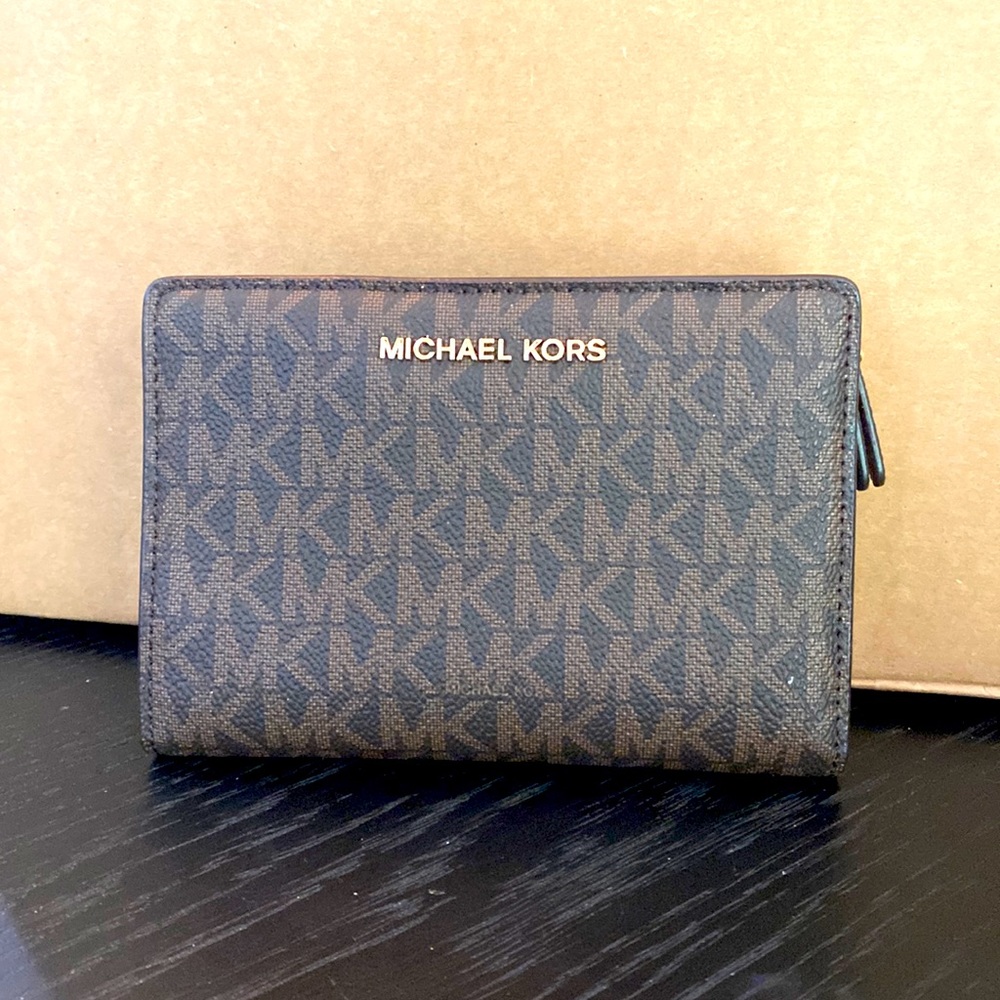 Michael Kors Brown Logo Wallet